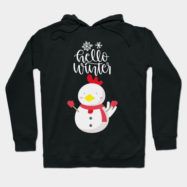 hello winter, hello christmas, christmas party Hoodie by artspot